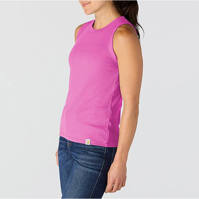W Tencel Series Relaxed Ribbed Tank - 107481