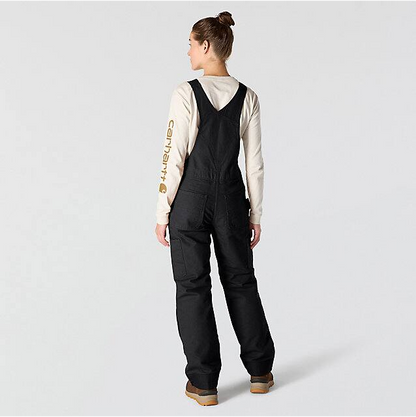 W Insulated Bibs - Relaxed Fit - Washed Duck - 3 Warmest Rating - 104049