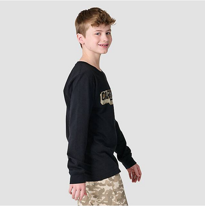Long-Sleeve Camo Logo T-Shirt
