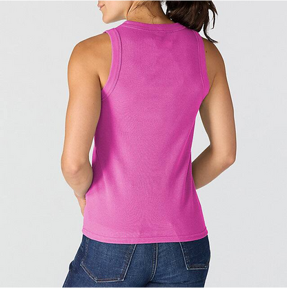 W Tencel Series Relaxed Ribbed Tank - 107481