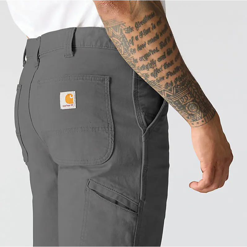 M Relaxed Straight Rigby Dungaree - 039 Gravel - 102291