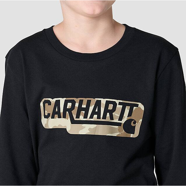 Long-Sleeve Camo Logo T-Shirt