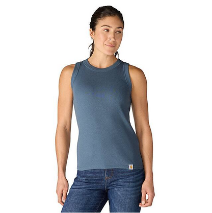 W Tencel Series Relaxed Ribbed Tank - 107481