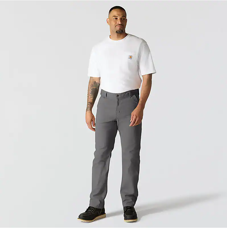 M Relaxed Straight Rigby Dungaree - 039 Gravel - 102291