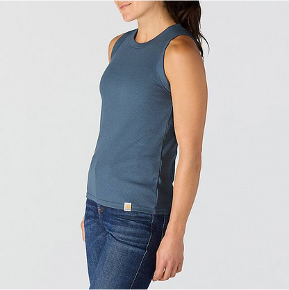 W Tencel Series Relaxed Ribbed Tank - 107481