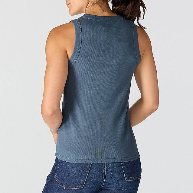 W Tencel Series Relaxed Ribbed Tank - 107481