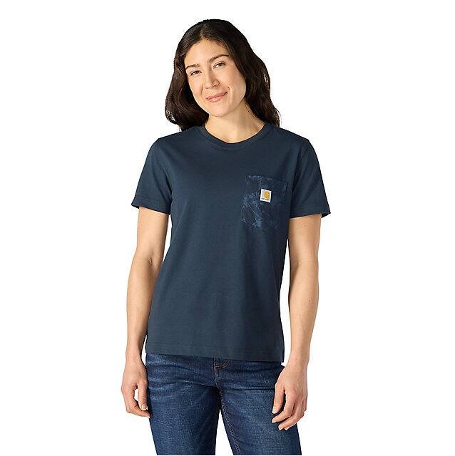 W Irvine Relaxed Floral Pocket T-Shirt - 107869