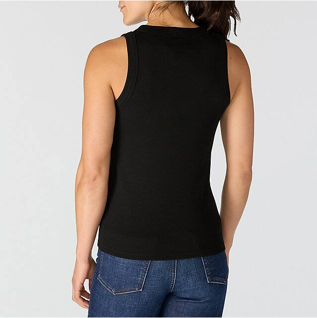 W Tencel Series Relaxed Ribbed Tank - 107481