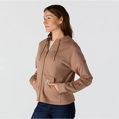 W Tencel Fiber Series Loose Fit Full Zip Sweatshirt - 106837
