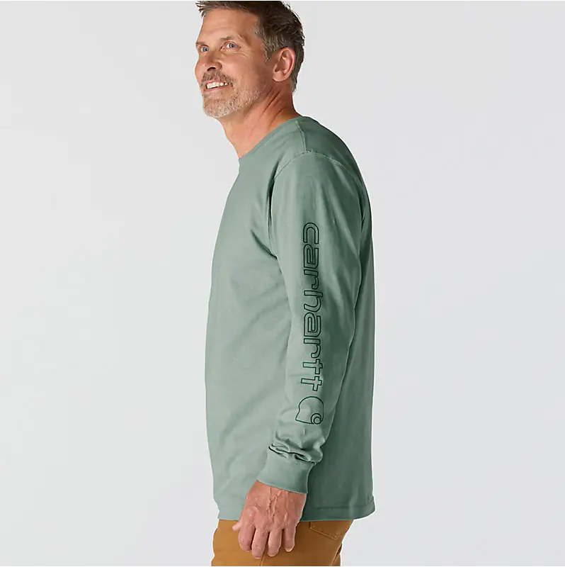 K231 Dearborn Loose LS Logo T-Shirt - Seasonal Colours