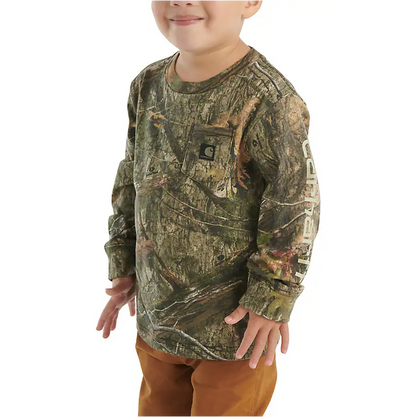 Long-Sleeve Camo Pocket T-Shirt