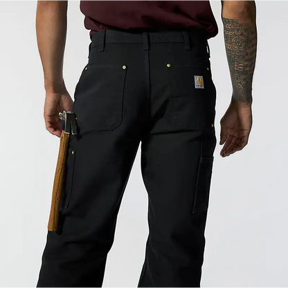 M B01 Loose Straight Firm Duck Double Front Dungaree