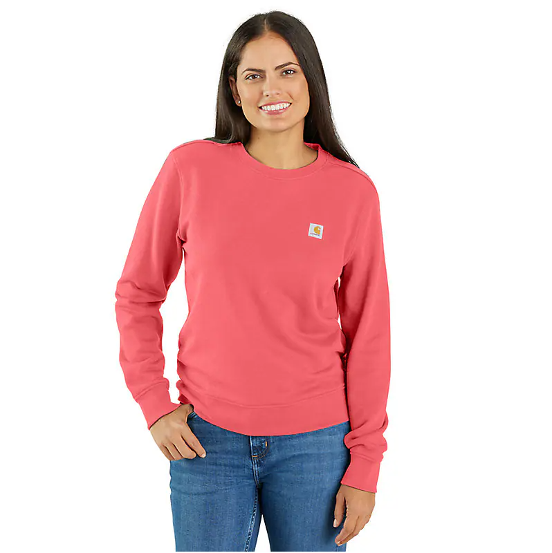 W Tencel Fiber Series Relaxed Fit French Terry Crewneck Sweatshirt - 106179