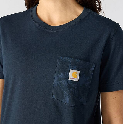 W Irvine Relaxed Floral Pocket T-Shirt - 107869
