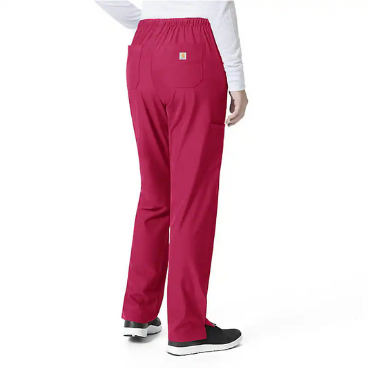 .Flat Front Straight Leg Pant - BTR - Bright Rose