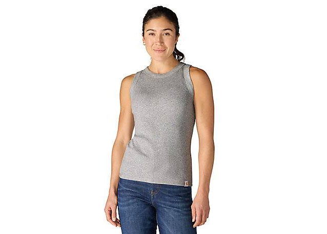 W Tencel Series Relaxed Ribbed Tank - 107481