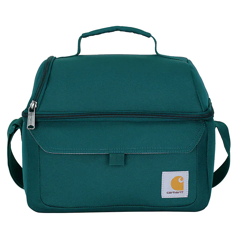 Insulated 12 Can Two Compartment Lunch Cooler