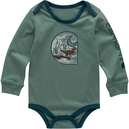 Long-Sleeve Duck C Bodysuit