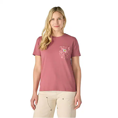 W Irvine Relaxed Floral Pocket T-Shirt - 107869