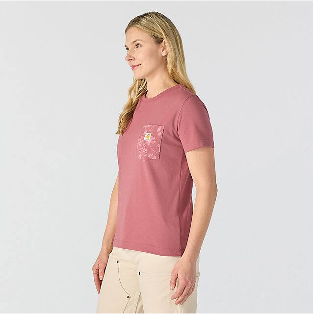 W Irvine Relaxed Floral Pocket T-Shirt - 107869