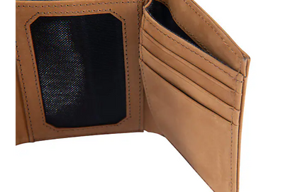 Saddle Leather Trifold Wallet