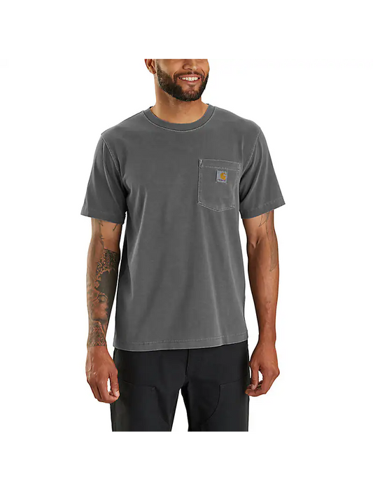 M Re-Engineered Relaxed Fit Lightweight Short-Sleeve Garment Dyed Pocket T-Shirt - 106252