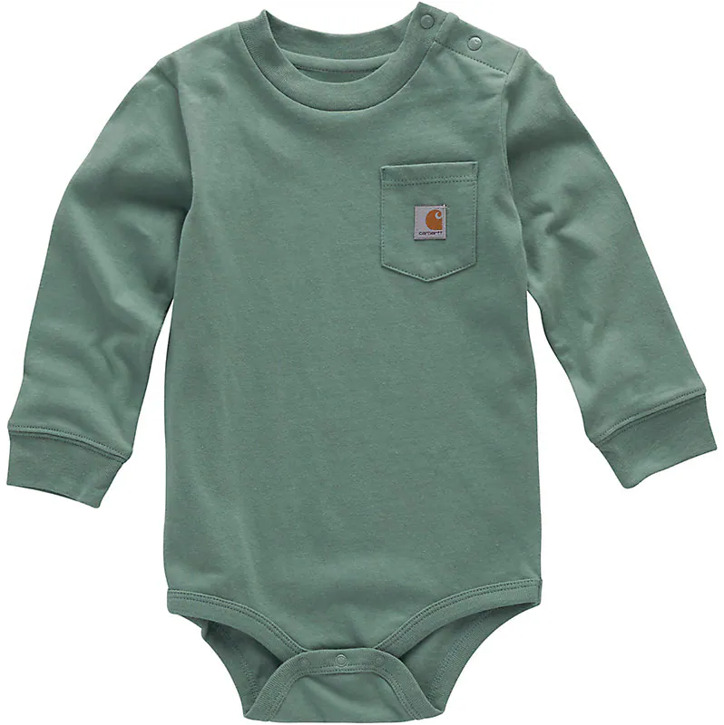 Long-Sleeve Pocket Bodysuit