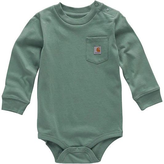Long-Sleeve Pocket Bodysuit