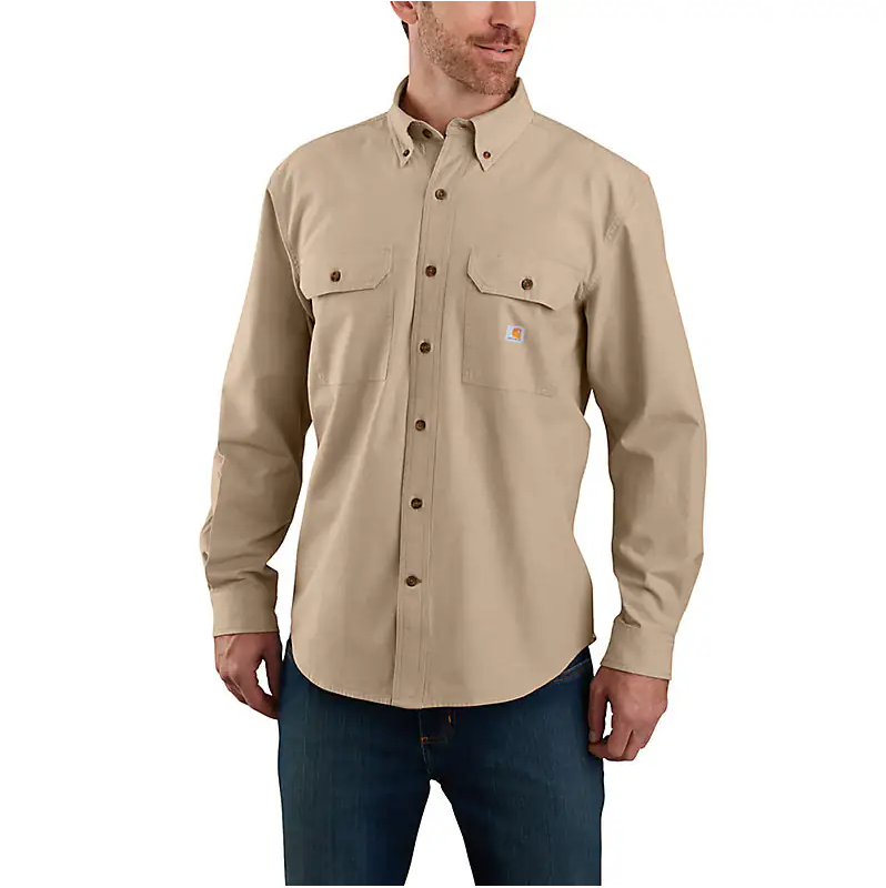 M Loose Fit Midweight Chambray Long-Sleeve Shirt - 104368