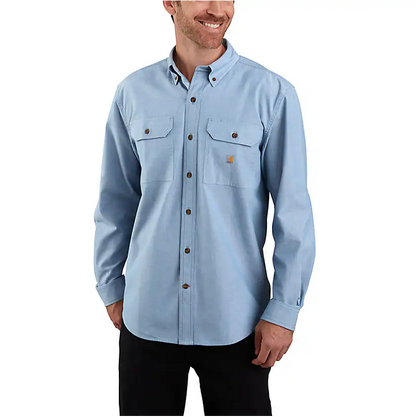 M Loose Fit Midweight Chambray Long-Sleeve Shirt - 104368