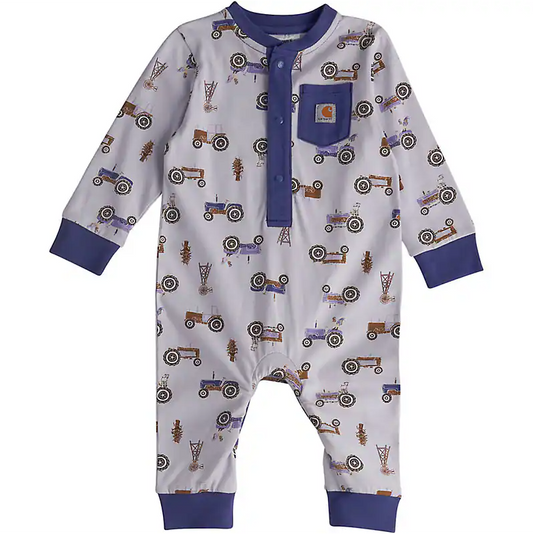 Long-Sleeve Henley Coverall