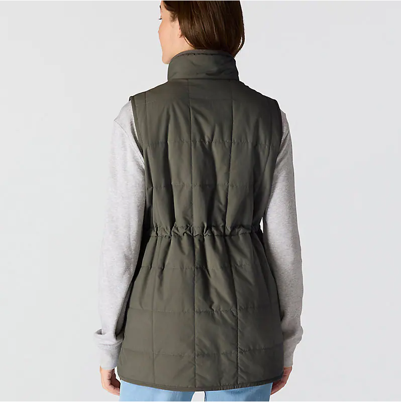 W Rain Defender Relaxed Fit Lightweight Insulated Mock Neck Vest - 107100