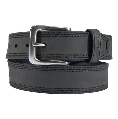 Leather Triple Stitch Belt