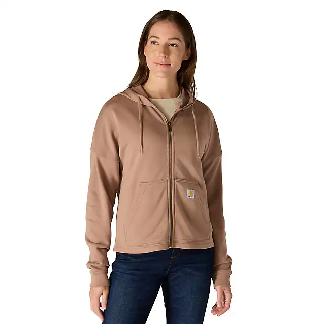 W Tencel Fiber Series Loose Fit Full Zip Sweatshirt - 106837