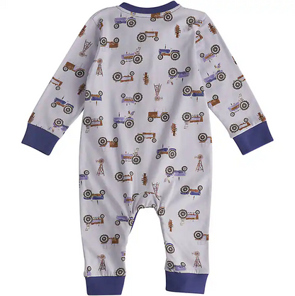 Long-Sleeve Henley Coverall