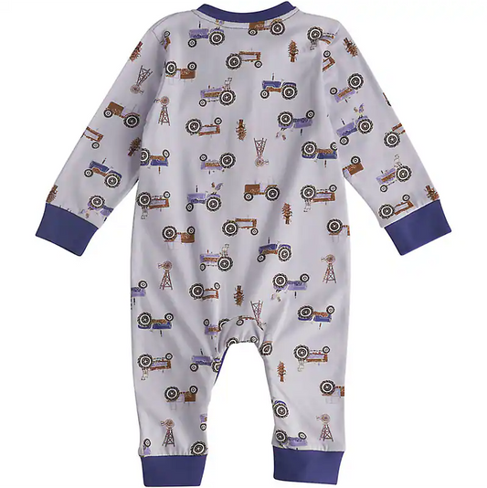 Long-Sleeve Henley Coverall