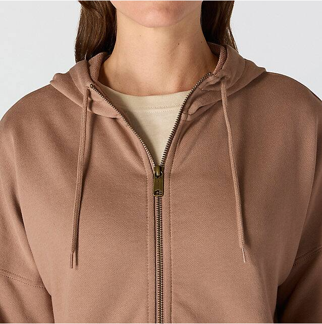 W Tencel Fiber Series Loose Fit Full Zip Sweatshirt - 106837