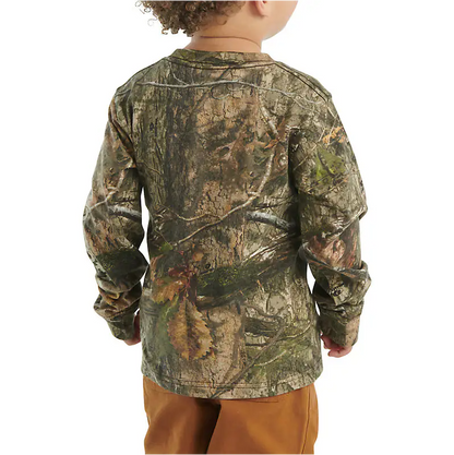 Long-Sleeve Camo Pocket T-Shirt