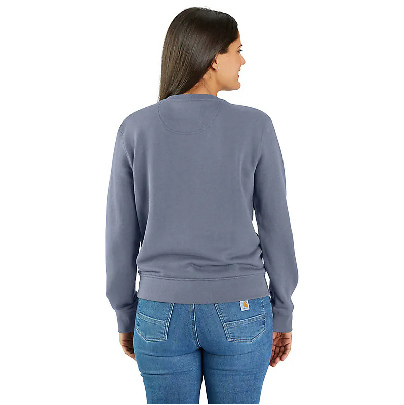 W Tencel Fiber Series Relaxed Fit French Terry Crewneck Sweatshirt - 106179
