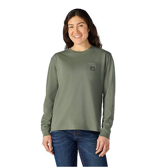 W Irvine Loose LS Pocket T-Shirt - 107973