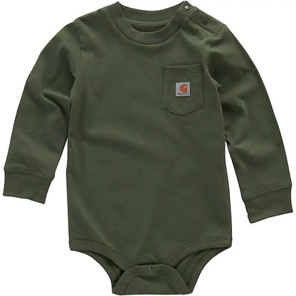 Long-Sleeve Pocket Bodysuit