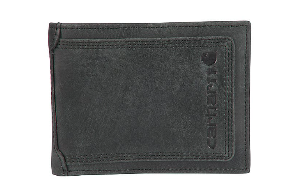 Leather Triple-Stitched Passcase Wallet