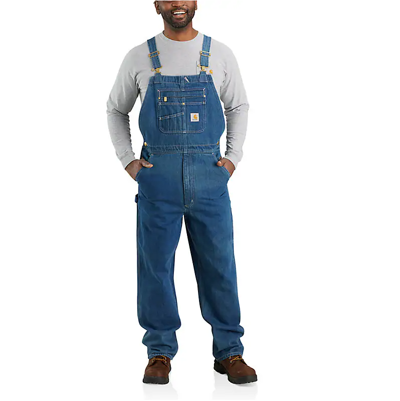 M Loose Fit Denim Bib Overall - 104672