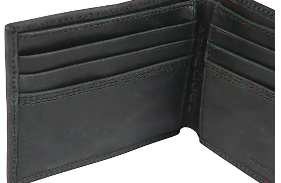 Leather Triple-Stitched Passcase Wallet