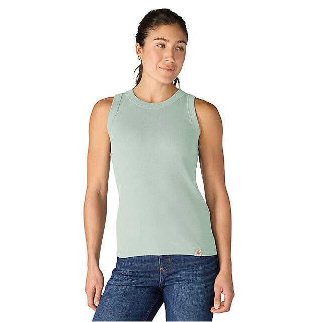 W Tencel Series Relaxed Ribbed Tank - 107481