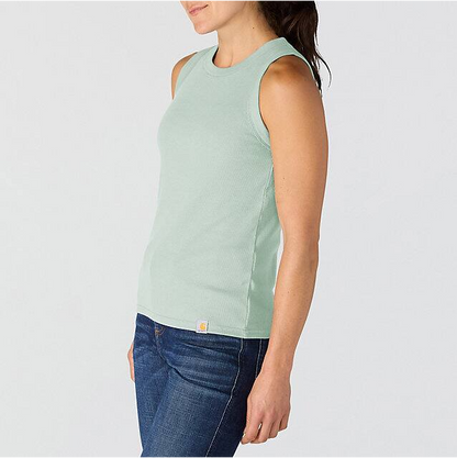 W Tencel Series Relaxed Ribbed Tank - 107481