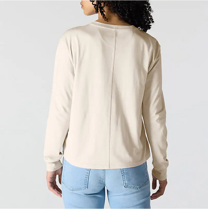 W Tencel Series Loose Fit LS Pocket T-Shirt - 106121