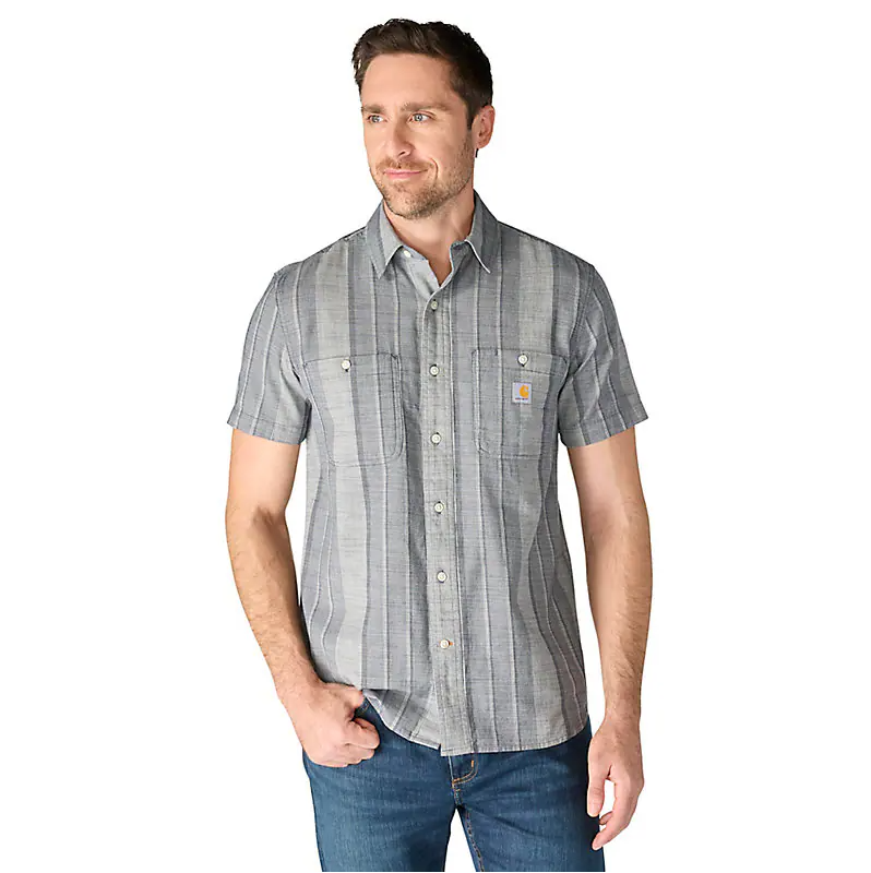 M Bozeman Relaxed SS Plaid Shirt - 107272