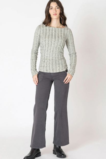Wide Ribbed Top