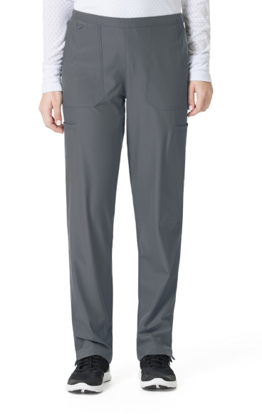 .Flat Front Straight Leg Pant